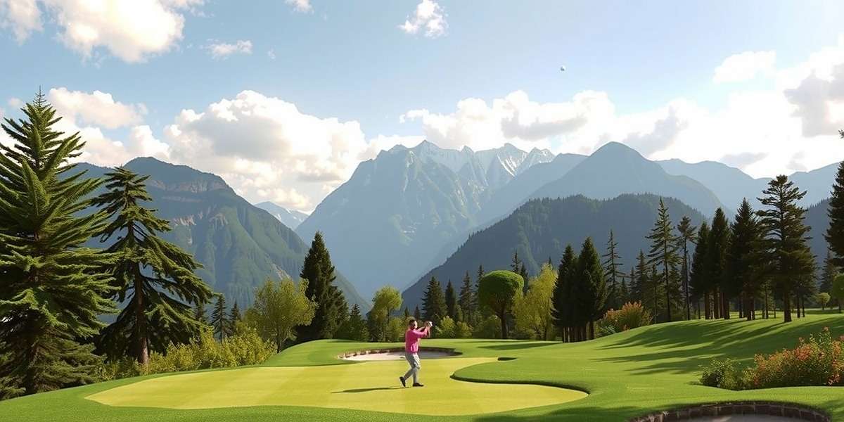 Future Updates for Golf Green India Concept art for upcoming Golf Green India course set in the Himalayas