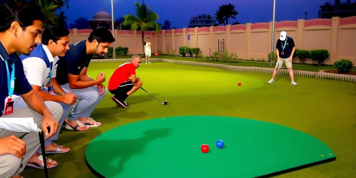 Golf Green India Community Events Golf Green India community meetup in Mumbai with players competing in a tournament
